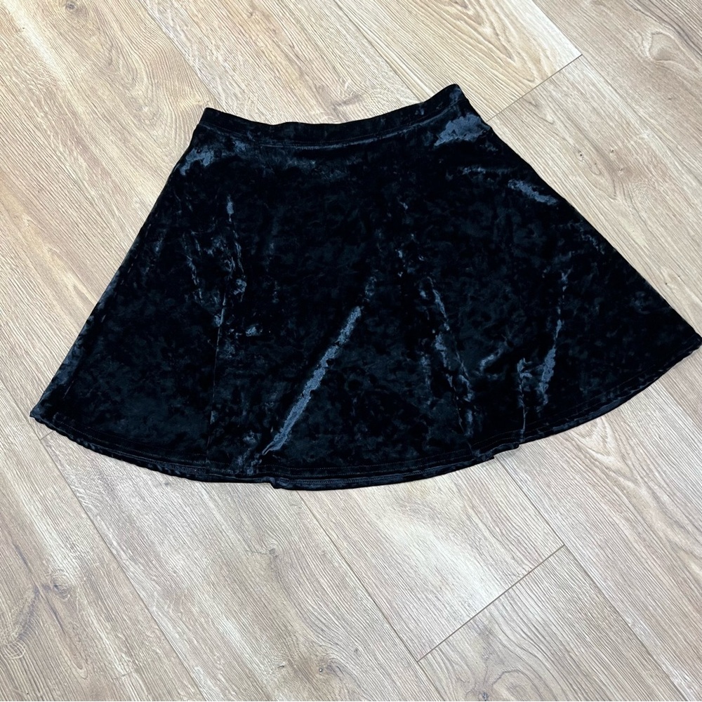 Limited Too Crushed Velvet Skirt Girls 14